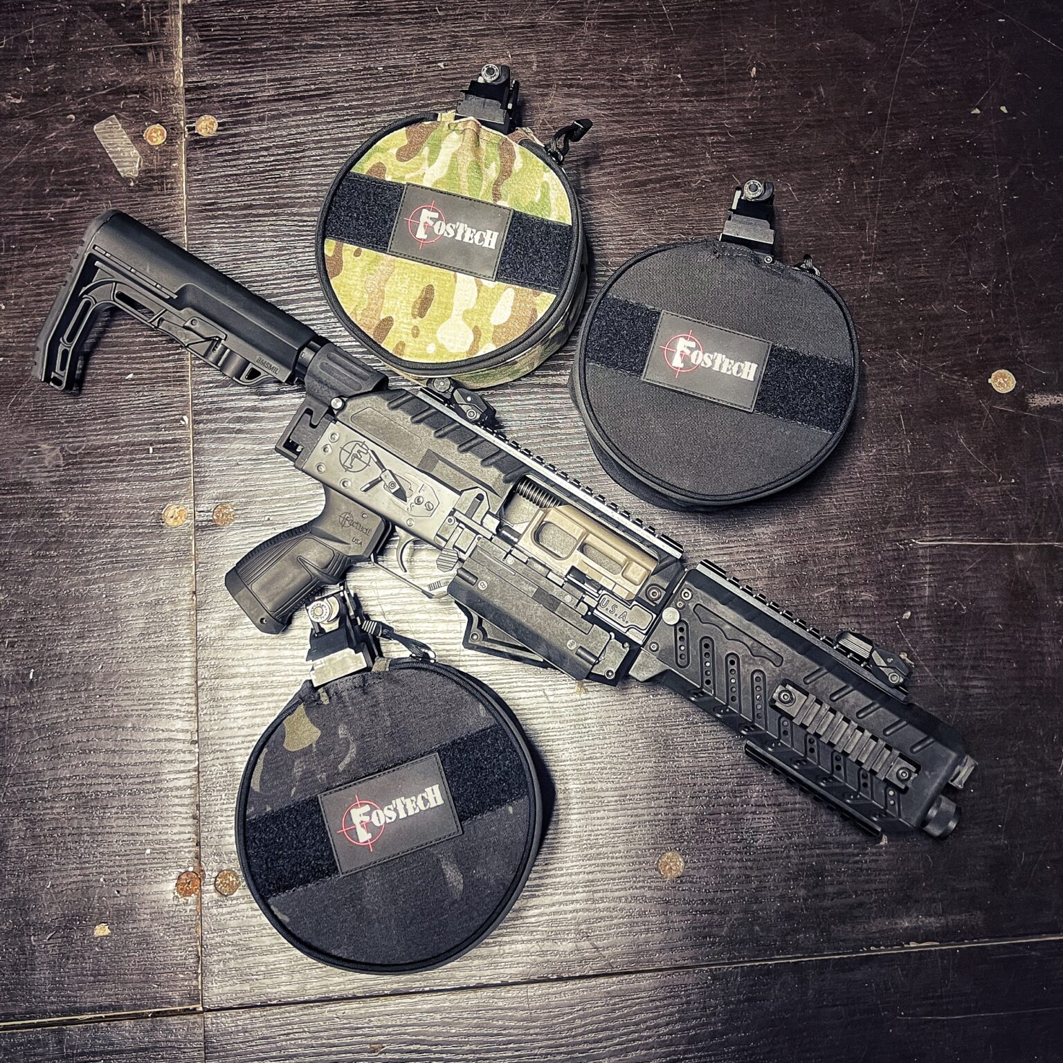 Origin 12 20 Round Drum Bag (Black/Black Digital Camo/MultiCam