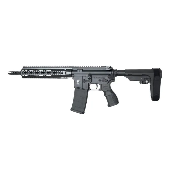 Fostech Tech Stryker Pistol 10.5in barrel 10in mach 4 handguard SBA 3 brace angle 2