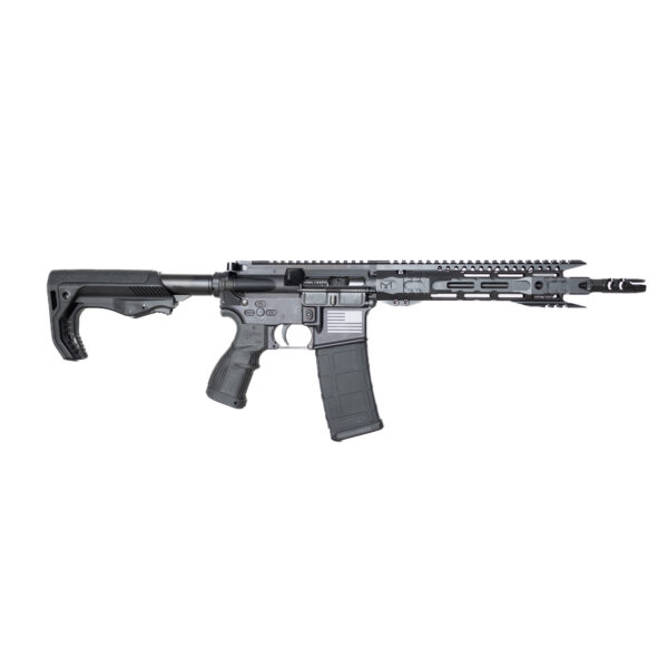 Tech Stryker SBR 10.5in Barrel, 10in Mach 1 Handguard, Tomahawk Stock angle 2