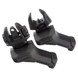 FAB Defense Front And Rear Set of Offset Flip-Up Sights