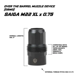 JK Bald Eagle 12GA (OVER BARREL MUZZLE DEVICE)