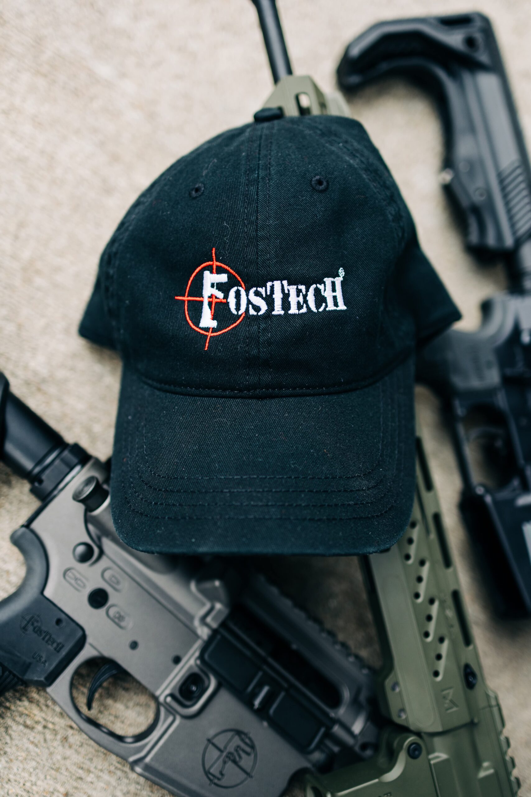 Fostech Black Washed Hat with Adjustable Brass Buckle